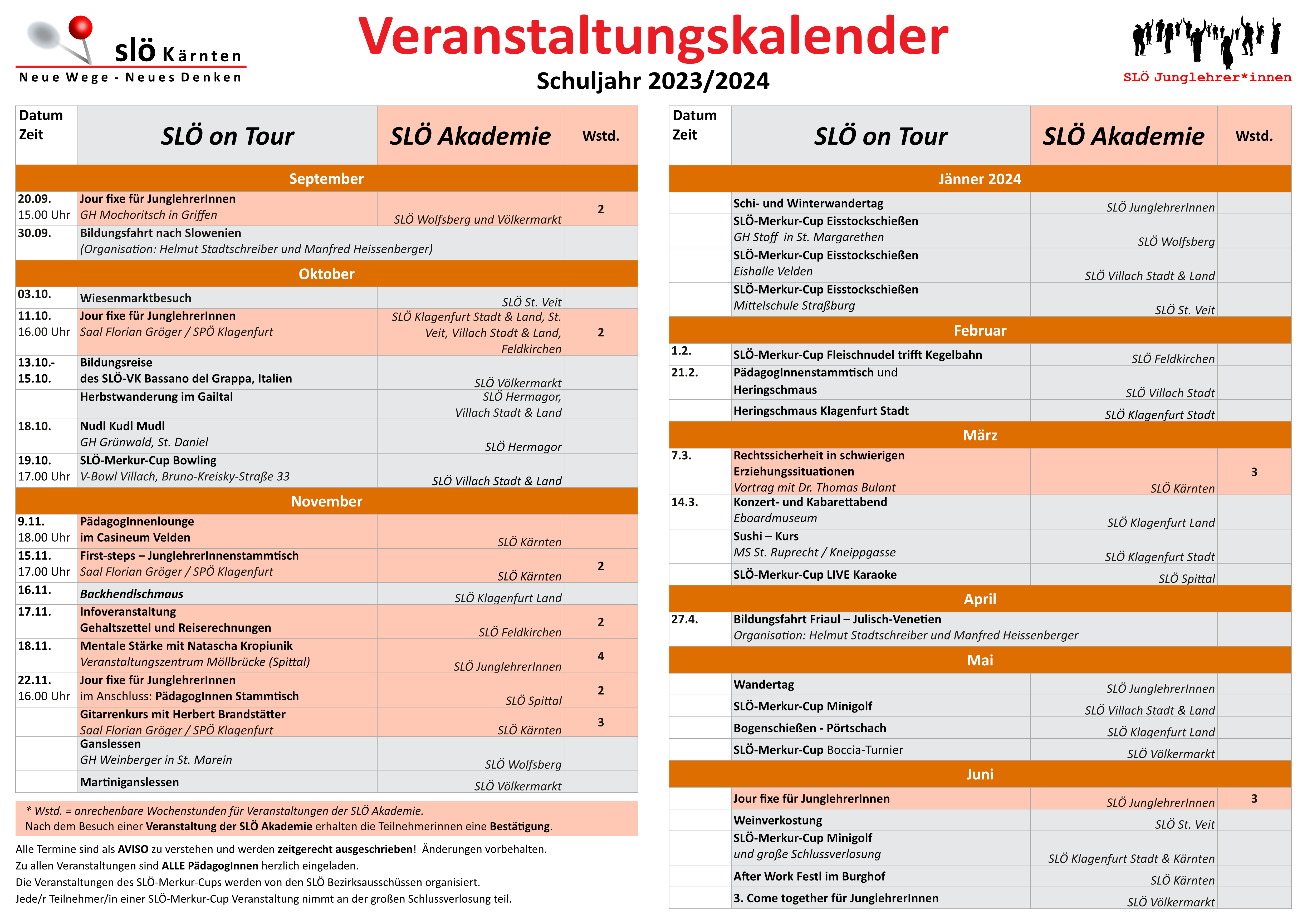 Veranstaltungen